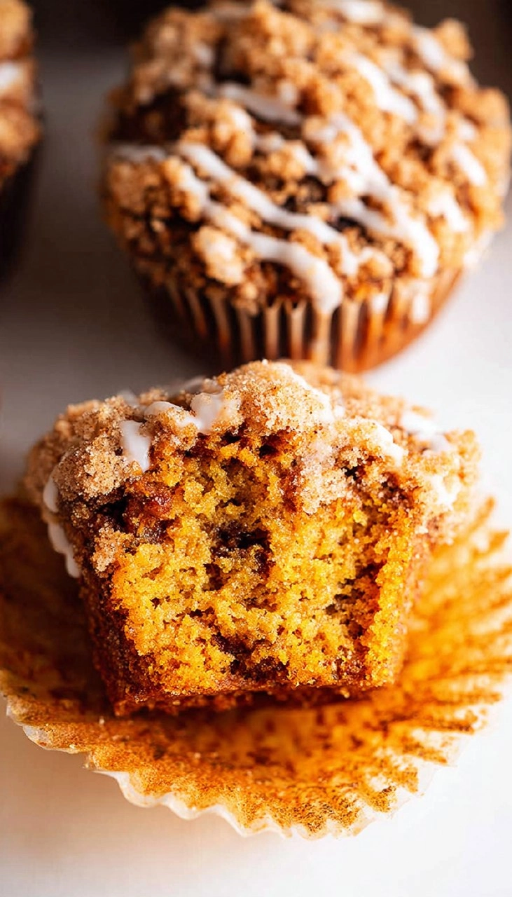 Paleo Pumpkin Muffins with Cinnamon Streusel (Gluten-Free)