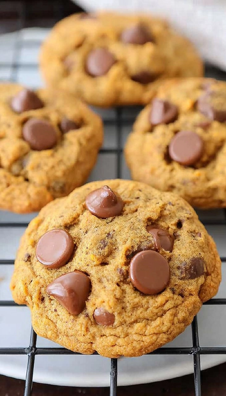 Pumpkin Chocolate Chip Cookies