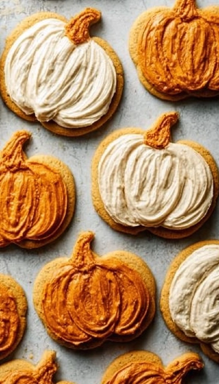Pumpkin Sugar Cookies
