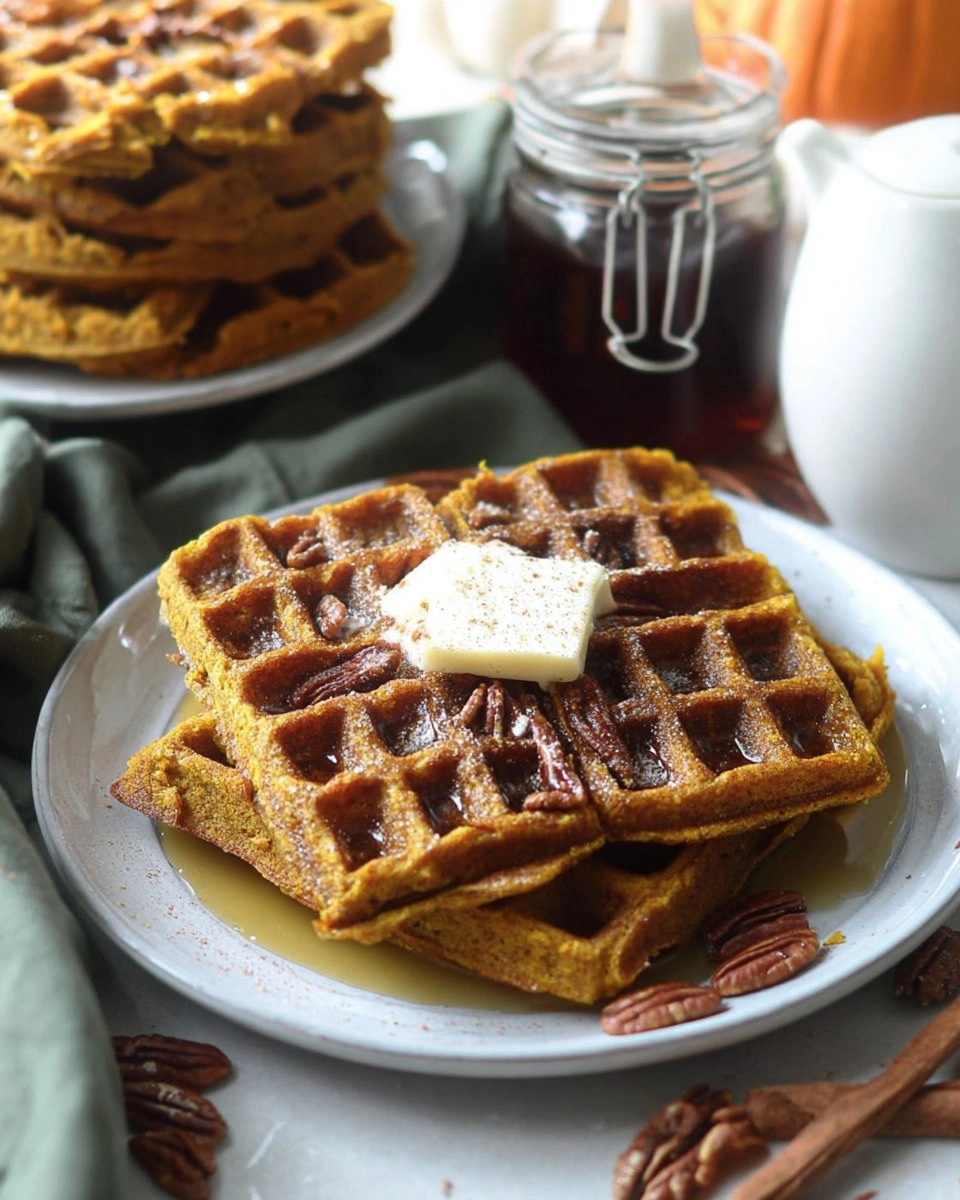 Pumpkin-Waffles-with-Canned-Pumpkin-Recipe