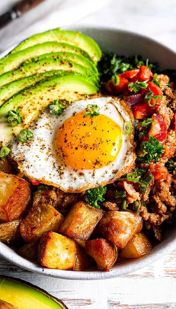 Savory Breakfast Bowl (High Protein, Easy & Paleo) 120 Savory Breakfast Bowl (High Protein, Easy & Paleo)