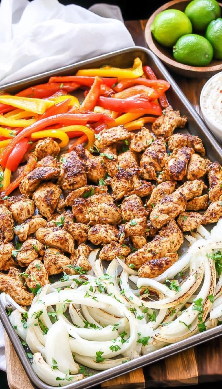 Sheet Pan Chicken Fajitas